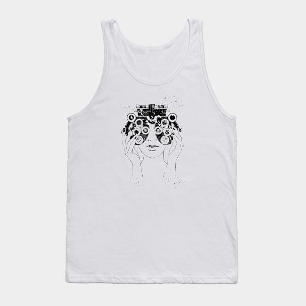 Optometry Art Tank Top by erzebeth